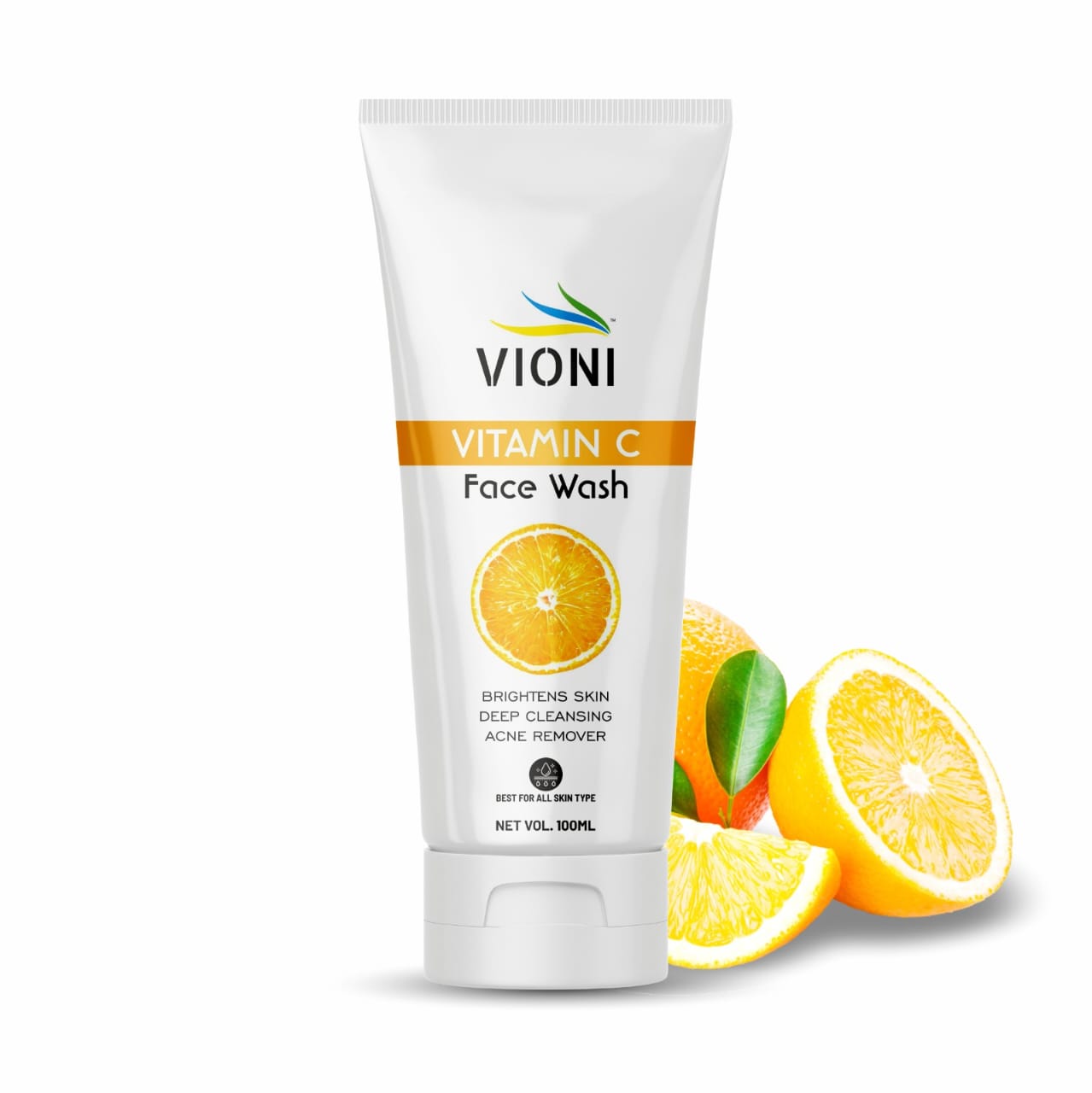 WhatsApp Image 2026-04-06 at 11.18.14 AM (2) VIONI Vitamin C Face Wash for Brightening, Acne Control & Oil-Free Skin (100ml) - Image 1