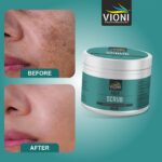 Face Scrub with Aloe Vera, Coffee Extract & Vitamins – Deep Cleansing & Skin Brightening (200gm) - Image 2